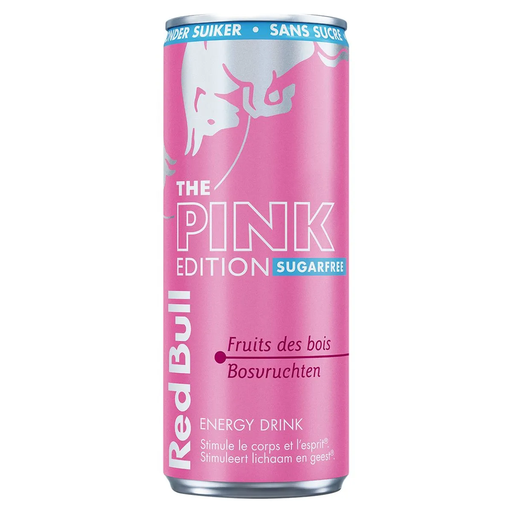 [SS001270] Red Bull Energy Drink Pink Edition Waldbeere Sugarfree 250 ml