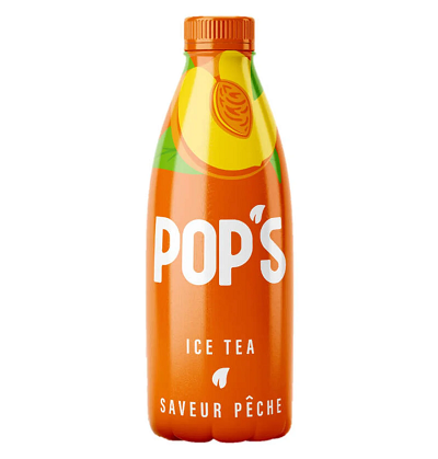 [SS001624] Pop’s Ice Tea Saveur Pèche 1L